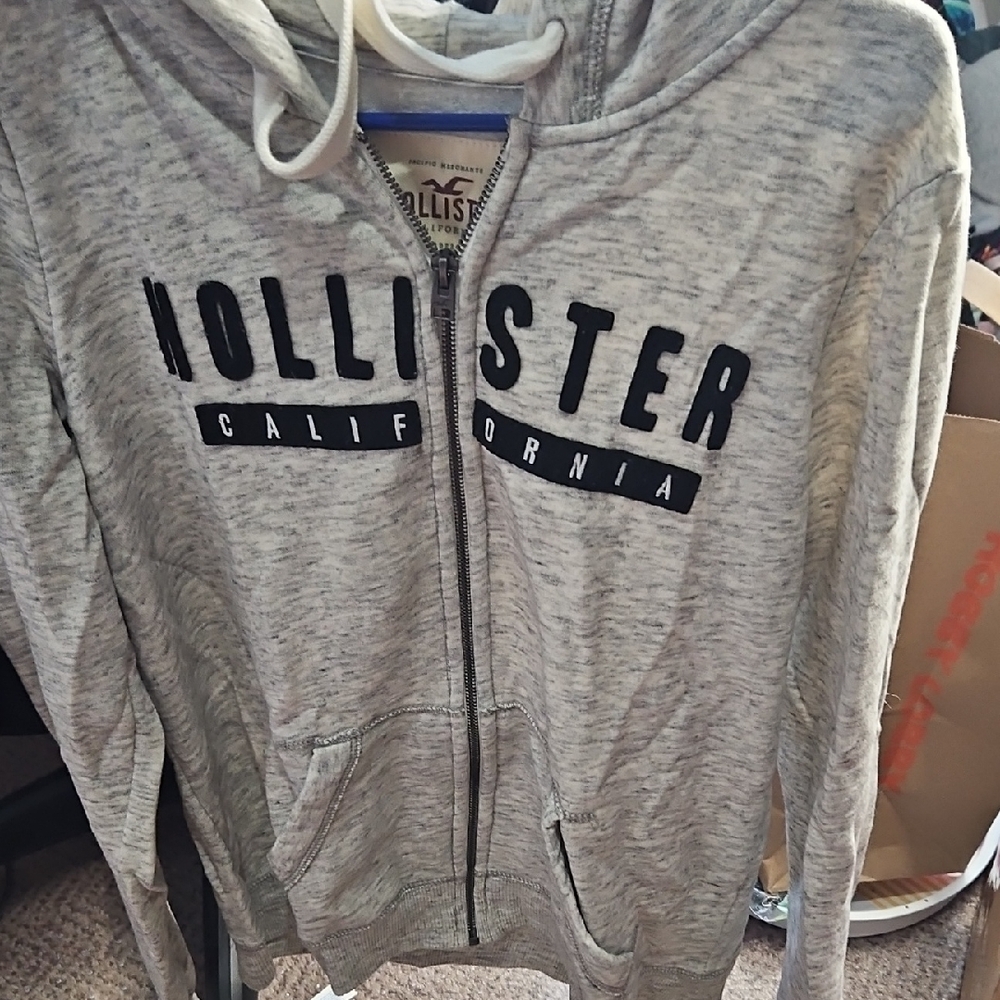Hollister Heather Gray Hoodie